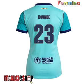 Barcelona Jules Kounde #23 Terza Maglia Femmina 2026-27 Manica Corta